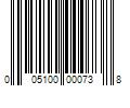 Barcode Image for UPC code 005100000738