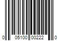 Barcode Image for UPC code 005100002220