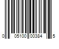 Barcode Image for UPC code 005100003845