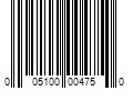 Barcode Image for UPC code 005100004750