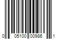 Barcode Image for UPC code 005100009861