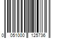 Barcode Image for UPC code 0051000125736