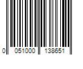 Barcode Image for UPC code 0051000138651