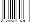 Barcode Image for UPC code 0051000142931