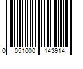 Barcode Image for UPC code 0051000143914