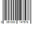 Barcode Image for UPC code 0051000147578