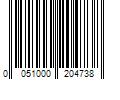 Barcode Image for UPC code 0051000204738