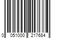 Barcode Image for UPC code 0051000217684