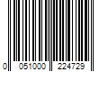 Barcode Image for UPC code 0051000224729