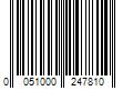 Barcode Image for UPC code 0051000247810. Product Name: Campbell Soup Company V8 +Energy Strawberry Banana Juice Energy Drink  8 fl oz Can  6 Count