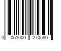 Barcode Image for UPC code 0051000270580