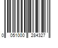 Barcode Image for UPC code 0051000284327