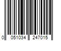 Barcode Image for UPC code 0051034247015