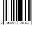 Barcode Image for UPC code 0051034251432