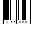 Barcode Image for UPC code 0051111020036