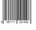 Barcode Image for UPC code 0051111021408