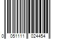 Barcode Image for UPC code 0051111024454. Product Name: Filtrete 20-in W x 25-in L x 4-in MERV 12 1550 MPR Allergen, Bacteria and Virus Electrostatic Pleated Air Filter | LDP03-4IN-5