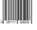 Barcode Image for UPC code 0051111025208