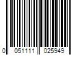 Barcode Image for UPC code 0051111025949