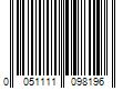 Barcode Image for UPC code 0051111098196