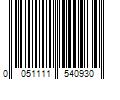 Barcode Image for UPC code 0051111540930