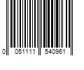 Barcode Image for UPC code 0051111540961