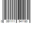 Barcode Image for UPC code 0051111541180