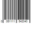 Barcode Image for UPC code 0051111542040