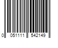 Barcode Image for UPC code 0051111542149