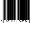 Barcode Image for UPC code 0051111542224