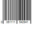 Barcode Image for UPC code 0051111542941