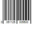 Barcode Image for UPC code 0051125005500