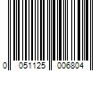 Barcode Image for UPC code 0051125006804