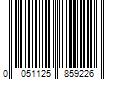 Barcode Image for UPC code 0051125859226