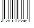 Barcode Image for UPC code 0051131070035