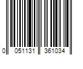 Barcode Image for UPC code 0051131361034