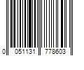 Barcode Image for UPC code 0051131778603