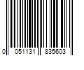 Barcode Image for UPC code 0051131835603