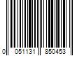 Barcode Image for UPC code 0051131850453