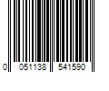 Barcode Image for UPC code 0051138541590