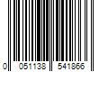 Barcode Image for UPC code 0051138541866