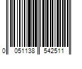 Barcode Image for UPC code 0051138542511