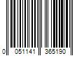 Barcode Image for UPC code 0051141365190