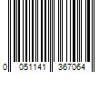 Barcode Image for UPC code 0051141367064