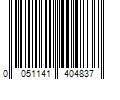 Barcode Image for UPC code 0051141404837