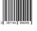 Barcode Image for UPC code 0051144994045