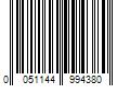 Barcode Image for UPC code 0051144994380