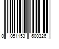 Barcode Image for UPC code 0051153600326