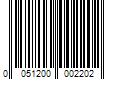 Barcode Image for UPC code 0051200002202