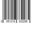 Barcode Image for UPC code 0051218332285